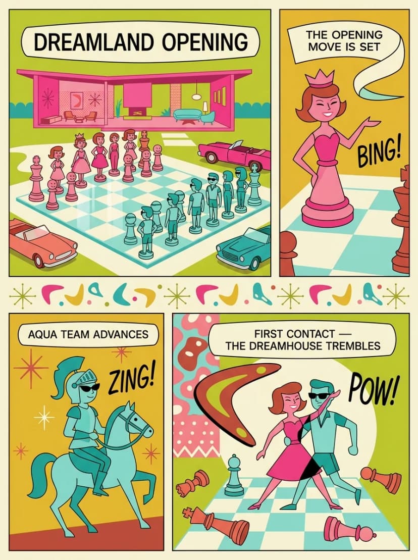 Mid-Century Storybook comic style example