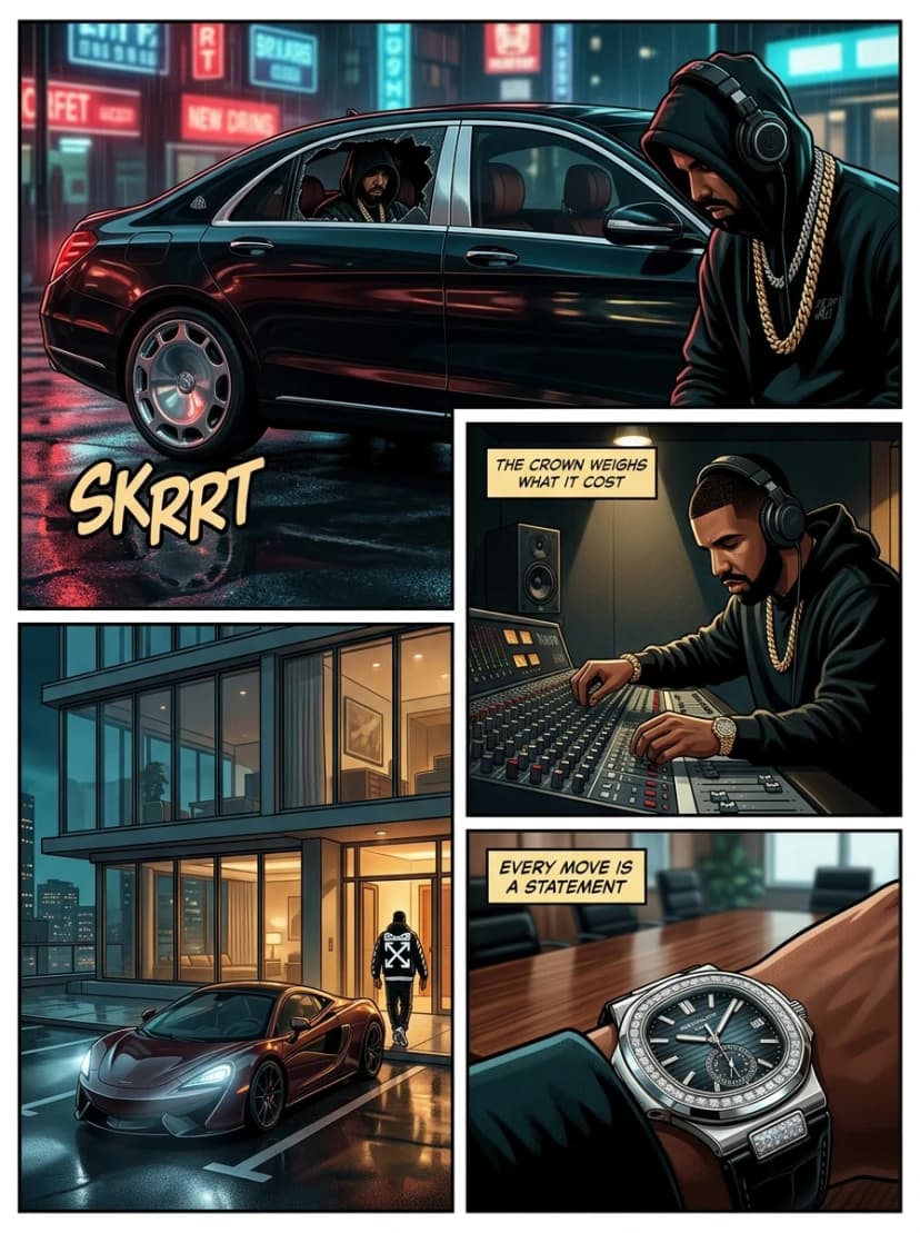 Platinum comic style example