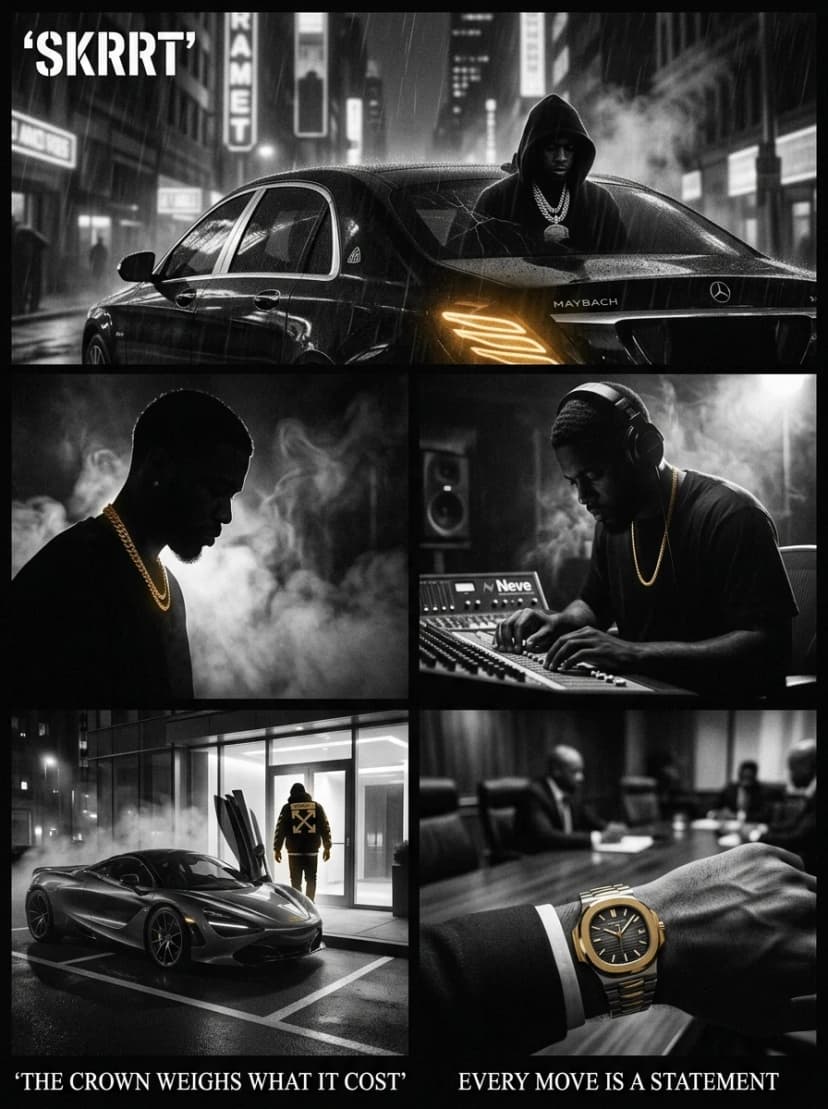 Trap Noir comic style example